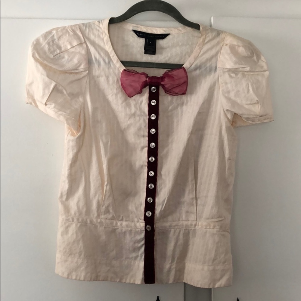 Marc Jacobs poplin style shirt and tie